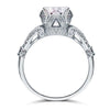 Load image into Gallery viewer, Vintage Victorian Style 2 Carat Created Diamond Solid 925 Sterling Silver Weddin