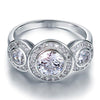 Load image into Gallery viewer, Art Deco 2.5 Carat Created Diamond Solid 925 Sterling Silver Wedding Engagement
