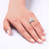Load image into Gallery viewer, Vintage Style 1.25  Solitaire Created Diamond Solid Sterling 925 Silver 2-Pc Bri