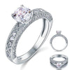 Load image into Gallery viewer, Vintage Style 1.25 Carat Created Diamond Solid 925 Sterling Silver Bridal Weddin