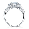 Load image into Gallery viewer, Created Diamond 925 Sterling Silver Ring Vintage Style XFR8114