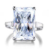 Load image into Gallery viewer, Princess Cut Created Diamond 925 Sterling Silver Luxury Ring XFR8117
