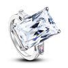 Load image into Gallery viewer, Princess Cut Created Diamond 925 Sterling Silver Luxury Ring XFR8117