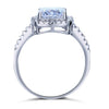 Load image into Gallery viewer, Solid 925 Sterling Silver Bridal Wedding Anniversary Engagement Ring 3 Carat Cus