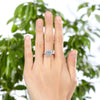 Load image into Gallery viewer, 925 Sterling Silver Wedding Engagement Halo Ring 2 Carat Created Diamond XFR8199