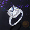 Load image into Gallery viewer, 925 Sterling Silver Wedding Engagement Ring 5 Carat Created Diamond XFR8204