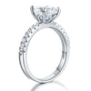 Load image into Gallery viewer, 925 Sterling Silver Bridal Engagement Ring 2 Carat Created Diamond Jewelry XFR82