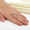 Load image into Gallery viewer, 925 Sterling Silver Bridal Engagement Ring 2 Carat Created Diamond Jewelry XFR82