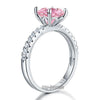 Load image into Gallery viewer, 925 Sterling Silver Bridal Engagement Ring 2 Carat Created Diamond Jewelry