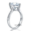 Load image into Gallery viewer, 925 Sterling Silver Bridal Engagement Ring 3.5 Carat Heart Created Diamond Jewel