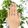 Load image into Gallery viewer, 925 Sterling Silver Luxury Wedding Engagement Ring 3 Carat Created Diamond Jewel