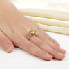 Load image into Gallery viewer, 925 Sterling Silver Bridal Engagement Luxury Ring 3 Carat Yellow Canary Created