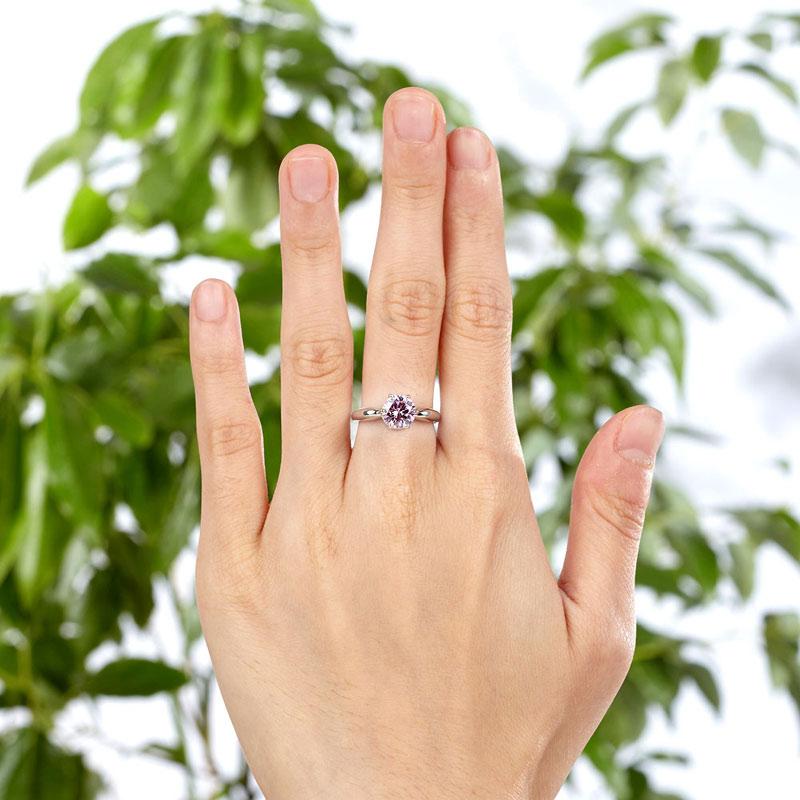 6 Claws Crown 925 Sterling Silver Wedding Promise Anniversary Ring 1.25 Ct Fancy