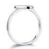 Load image into Gallery viewer, Plain Solid 925 Sterling Silver Ring Heart Fashion Trendy Stylish XFR8288