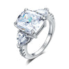 Load image into Gallery viewer, 5 Carat Solid 925 Sterling Silver Ring Three-Stone Pageant Luxury Jewelry XFR831