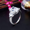 Load image into Gallery viewer, 5 Carat Solid 925 Sterling Silver Ring Three-Stone Pageant Luxury Jewelry XFR831