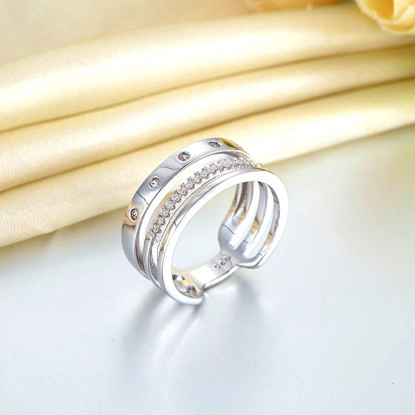 Wedding Band Anniversary Solid 925 Sterling Silver Ring Jewelry XFR8313