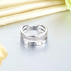 Load image into Gallery viewer, Wedding Band Anniversary Solid 925 Sterling Silver Ring Jewelry XFR8313