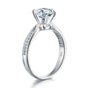 Load image into Gallery viewer, Engagement Crown Ring 925 Sterling Silver 1 Ct Created Diamond