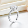 Load image into Gallery viewer, 3 Carat Created Diamond Engagement Ring 925 Sterling Silver XFR8336