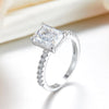 Load image into Gallery viewer, 3 Carat Created Diamond Engagement Ring 925 Sterling Silver XFR8336