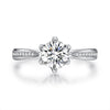 Load image into Gallery viewer, 1 Carat Moissanite Diamond Ring Engagement 925 Sterling Silver MFR8344