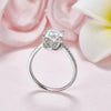 Load image into Gallery viewer, 2 Carat Moissanite Diamond (8 mm) Engagement Ring 925 Sterling Silver MFR8347