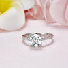 Load image into Gallery viewer, 2 Carat Moissanite Diamond (8 mm) Engagement Ring 925 Sterling Silver MFR8347