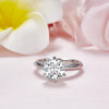 Load image into Gallery viewer, 2.5 Carat Moissanite Diamond (9 mm) Luxury Ring 6 Claws Engagement 925 Sterling
