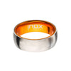 Load image into Gallery viewer, Orange, Steel, Aluminum Dome Ring