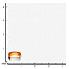 Load image into Gallery viewer, Orange, Steel, Aluminum Dome Ring