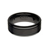 Load image into Gallery viewer, Black Zirconium Brushed Ring