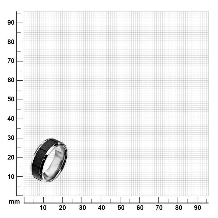 Ridged Edge with Center Solid Carbon Fiber Ring