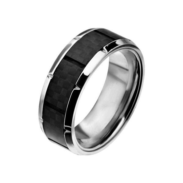 Ridged Edge with Center Solid Carbon Fiber Ring