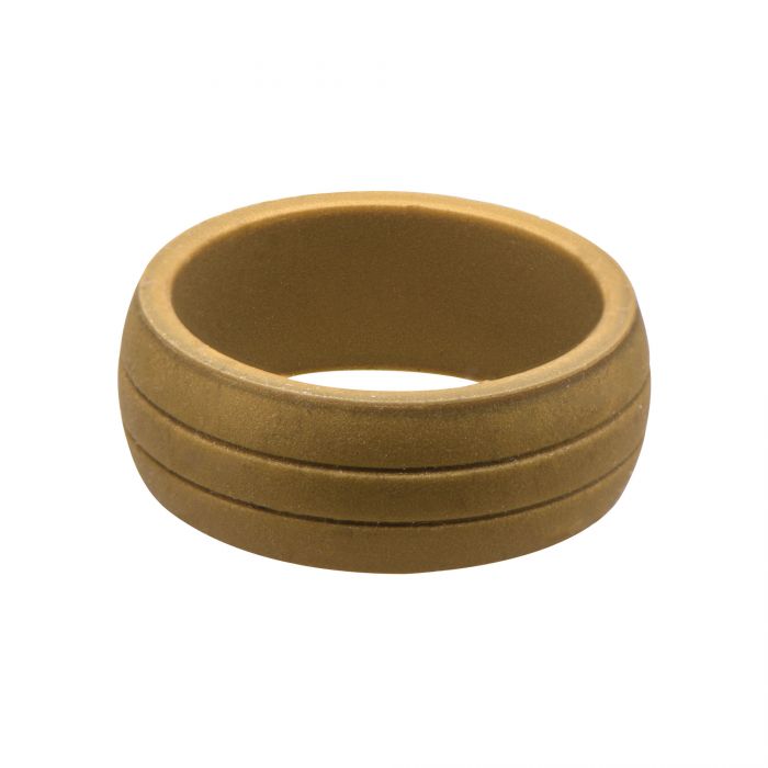 Men's Silicone Safety Bands for Active Lifestyles in Gold