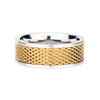 Load image into Gallery viewer, Stainless Steel Two Tone Mesh Ring