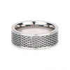 Load image into Gallery viewer, Stainless Steel Two Tone Mesh Ring