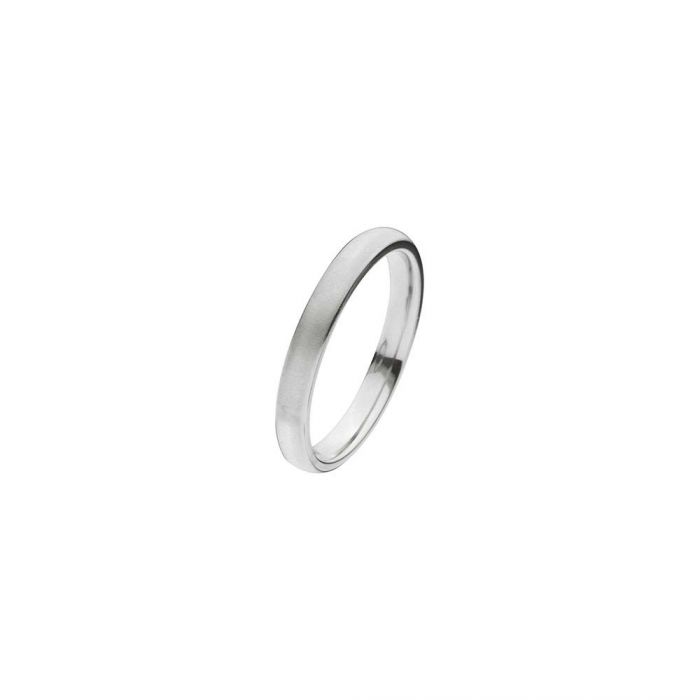 Titanium Matte Finish Plain Band Ring For His And Hers