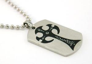 Solid Stainless Steel Gothic Cross Mens Pendant Necklace MP006