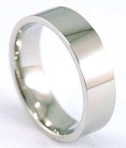 Hip Hop Plain Silver Colour Stainless Steel Mens Ring MR038