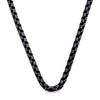 Load image into Gallery viewer, 4mm Black Round Bold Box Chain