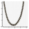 Load image into Gallery viewer, Steel Gun Metal Plated Round Box Chain Necklace