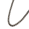 Load image into Gallery viewer, Steel Gun Metal Plated Round Box Chain Necklace