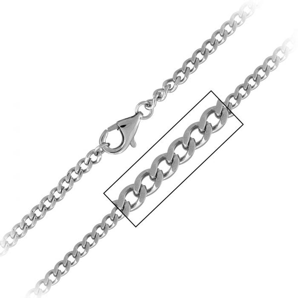 3.5mm Flat Curb Chain