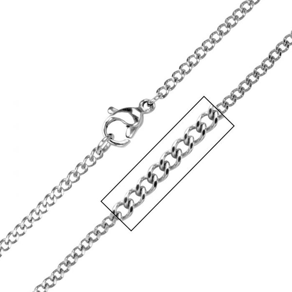 2.3mm Diamond Cut Two Face Style Chain