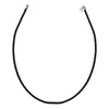 Load image into Gallery viewer, 3.5mm Black Woven Leather Necklace