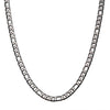 Load image into Gallery viewer, Stainless Steel 7mm Speckled Figaro Chain Necklace