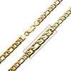 Load image into Gallery viewer, Stainless Steel 7mm Speckled Figaro Chain Necklace