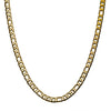 Load image into Gallery viewer, Stainless Steel 7mm Speckled Figaro Chain Necklace