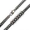 Load image into Gallery viewer, 8.7 Gun Metal Brushed Curb Chain
